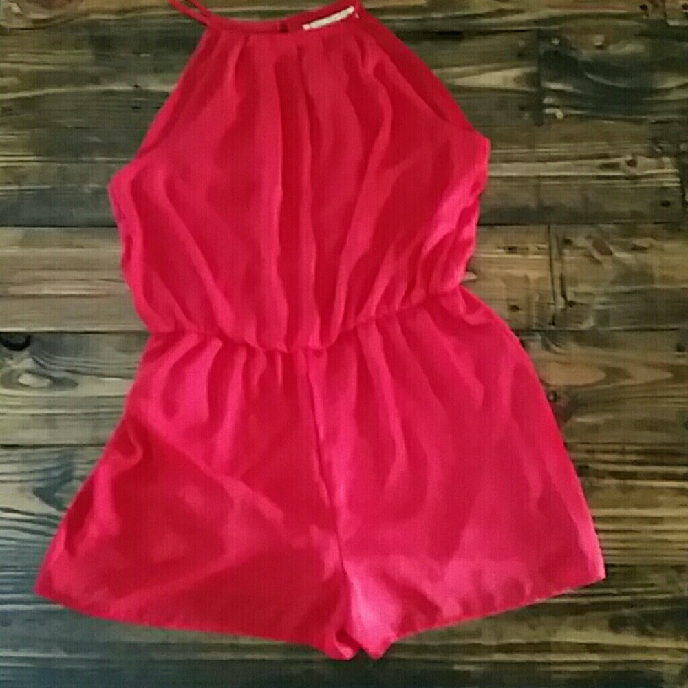 NWOT Red romper